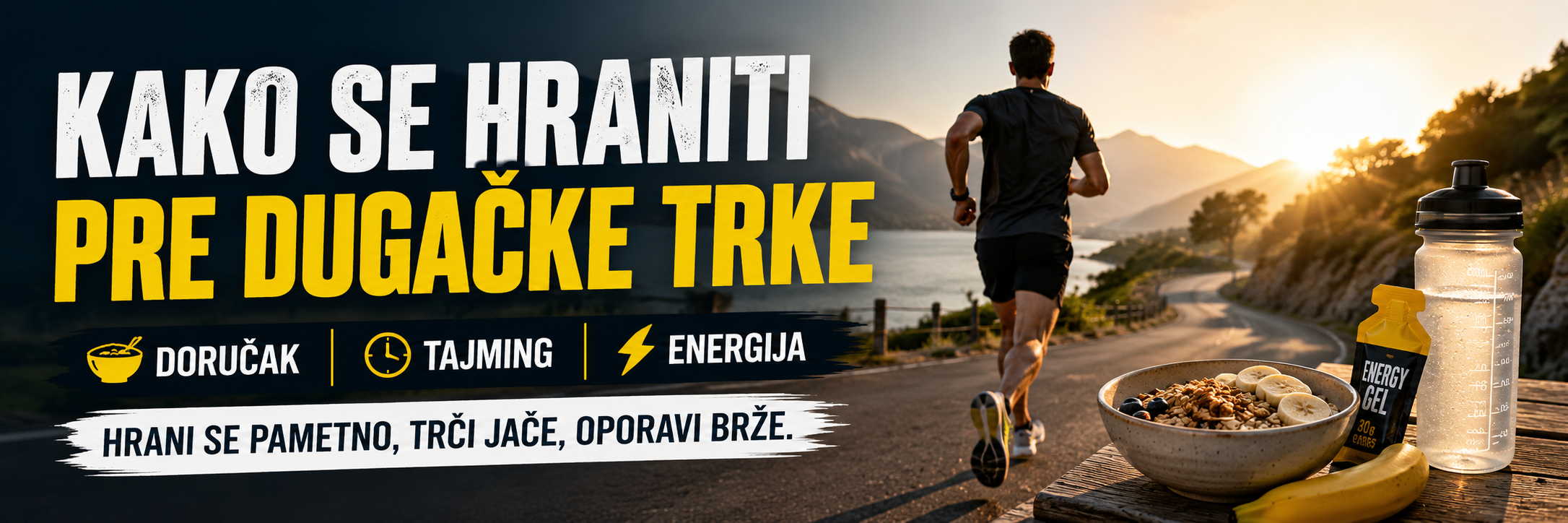 Kako se hraniti pre dugačke trke
