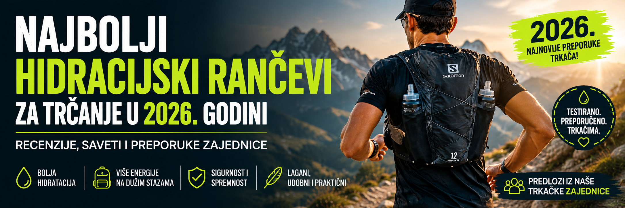 Najbolji hidracijski rančevi za trčanje u 2026. godini